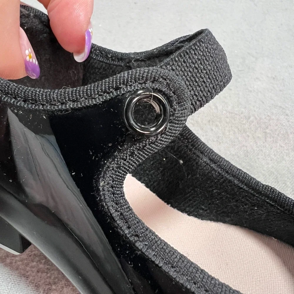 Capezio Jr. Tyette Tap Child Shoe‎ Black Patent Leather Dance Mary Jane N625C 9M